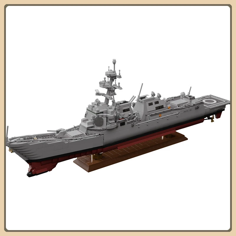 

MOC-194052 Building Blocks Arleigh Burke-class destroyer Warship Military Model Creative Gift Puzzle Building Block Set