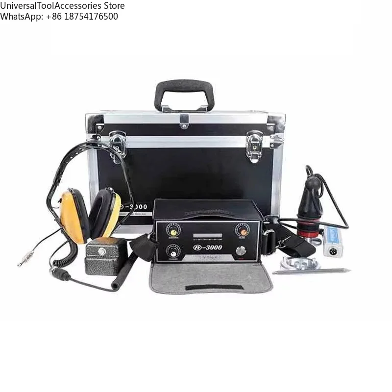 

FT-3000 High Precision Leak Detector Sensor Acoustic Water Pipe Leak Detector Underground Water Tester Leak Detection