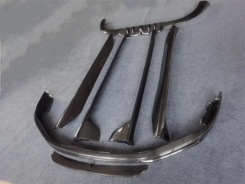 

for Porsche 911 992 Upgraded Techart Style Body Kit High Quality Carbon Fiber Front Lip Rear Diffuser Side Skirt Body Kit