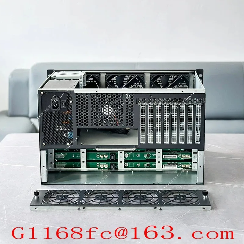 12-Disk NAS Chassis ATX Main Board Power Supply 8 Full Height Slots AIO Server Chassis