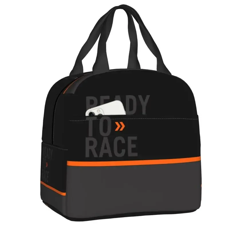 Borsa per il pranzo isolata pronta per la corsa per la scuola di lavoro Enduro Cross Motocross bitume Bike Life scatola per il pranzo termica