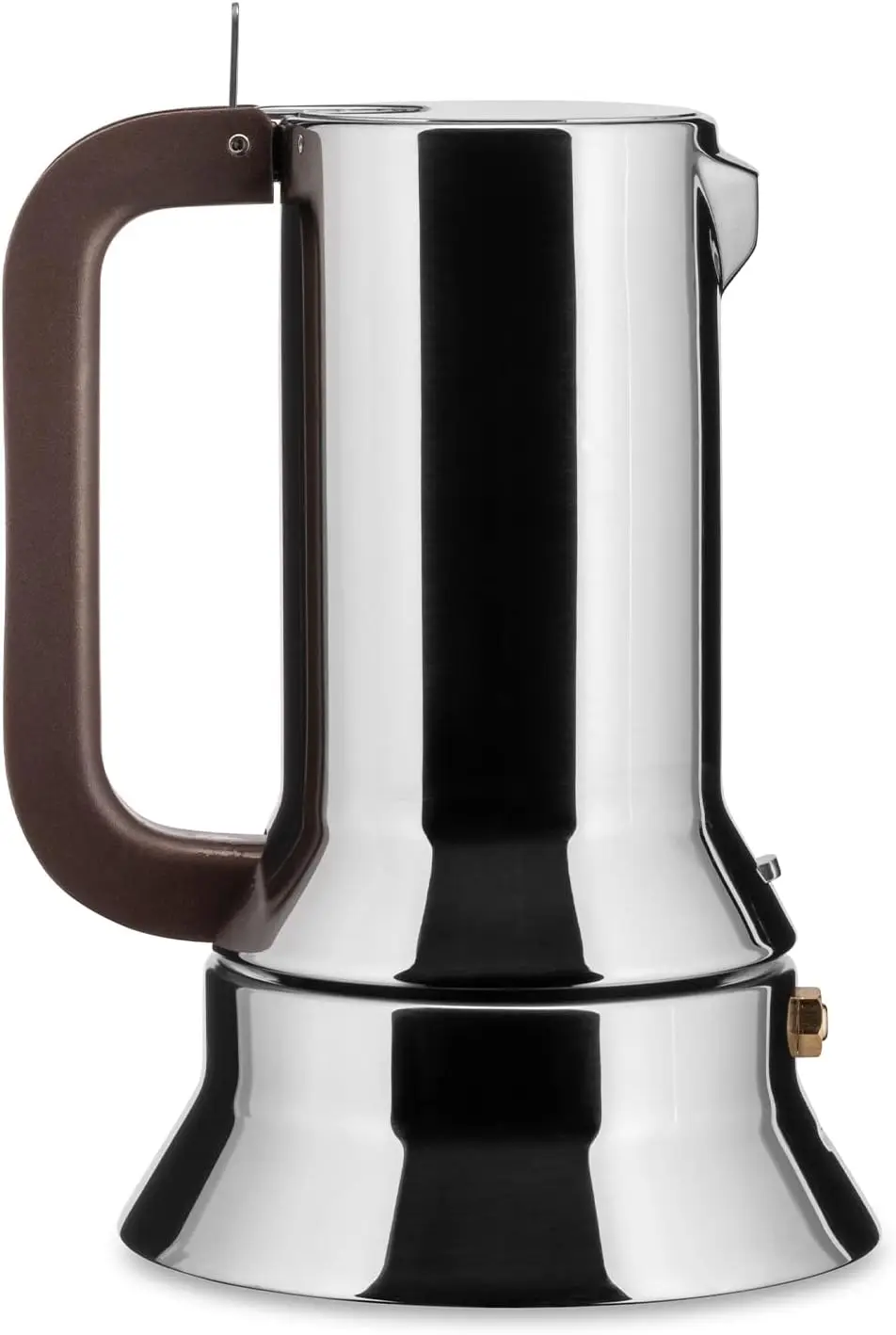 Espresso Coffee Maker Stovetop Moka Pot, 3 Cup, Silver