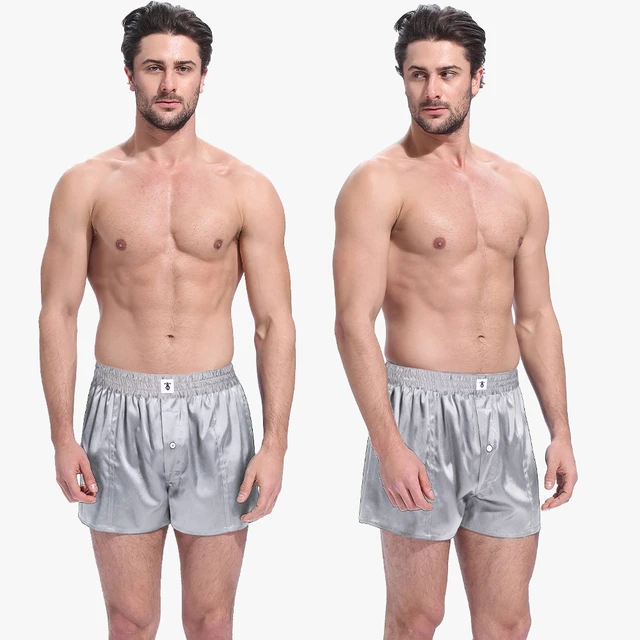 Lilysilk Mens Zijde Slaap Shorts Lounge Korte Bodems Voor Mannen Elastieken Taille Ondergoed Nieuwe Dichtgeknoopt Boxers Gratis Verzending AliExpress