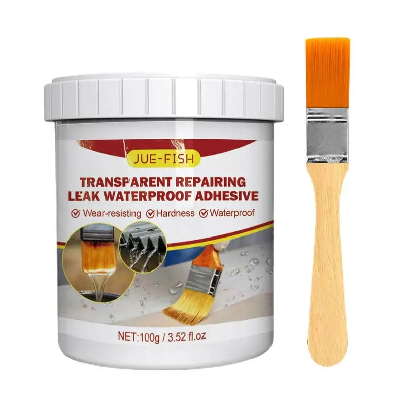 Invisible Waterproof Agent 100g Adhesive Sealant Coating Repairing Multipurpose Bonding Universal UV Resistant Agent Exterior