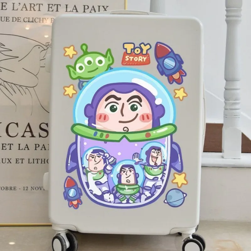 Disney Cartoon Animation Winnie The Pooh Buzz Lightyear Toy Story Large Suitcase Travel Suitcase Wall Decoration Sticker