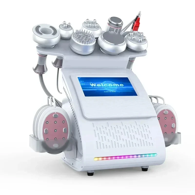 Le dernier aspirateur à cavitation ultrasonique, laser RF + EMS, perte de poids, UNIS issement musculaire, 9 en 1, 80K, 2024