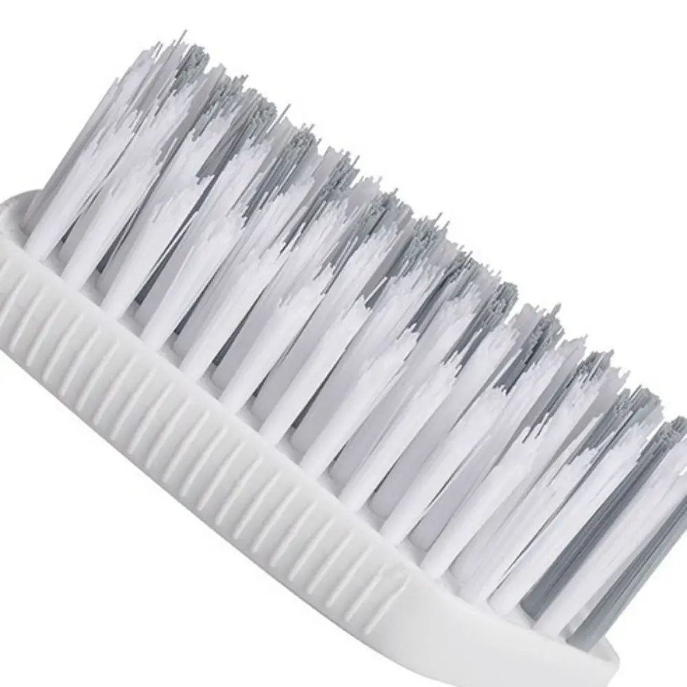 No Dead End Triangle Cleaning Brush Hanging Triangular Head Ceramic Tile Gap Brush Long Handle White Corner Cleaner