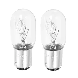 2pcs Sewing Machine Bulb BA15D 110V Incandescent Lamp LED Fridge Light Led Cabinet/night Light for Machine Tool Microscope Signs
