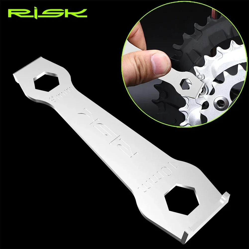 MTB Road Bike Chainring Wrench Chainwheel Plate Bolts Key Cycling Repair Removing Install Tool For Most Slotted-type Nuts