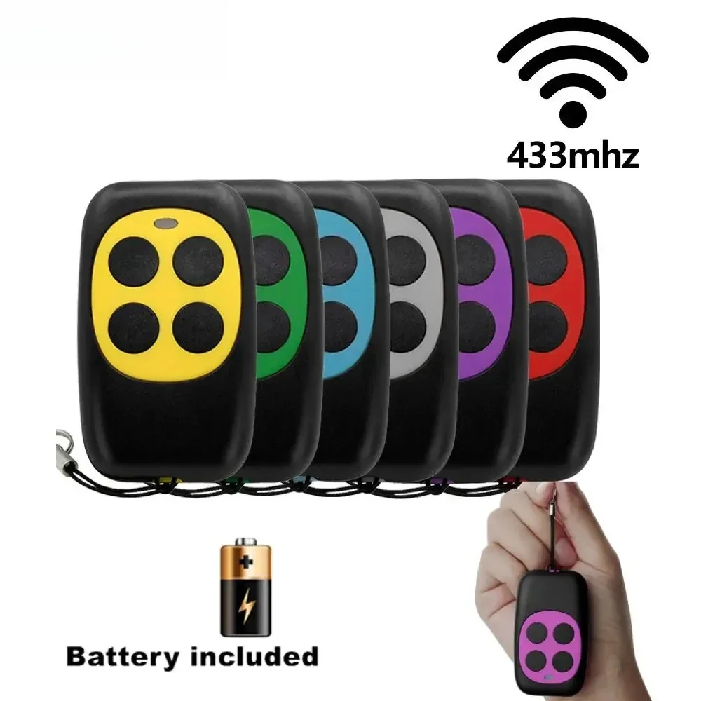 433 ميجا هرتز نسخة التحكم عن بعد 4KeyCodeCollector استنساخ الباب مفتاح فوب الأمر يده المدمجة الارسال فتحت باب المرآب الكهربائية