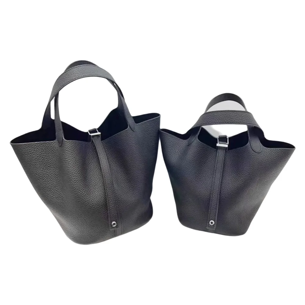 MENDY Damestassen Handtassen Emmer Tas Echt leer Mode Tote Bag Echt leer Luxe Designer Big Size Grote Dame Handtassen - afbeelding 2