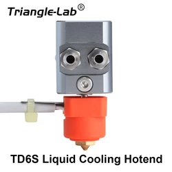 R Trianglelab TD6S-LC TD6S Liquid Cooling Hotend For CHC TD6 V6 HOTEND DDB DDE Direct Drive Extruder or Bowden voron 3d printer