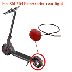 Rear Taillight for Mi4 Pro Mi4 Electric Scooter Fender Tail Lights Safe Lamp LED Stoplight Mudguard Brake Light Accessories