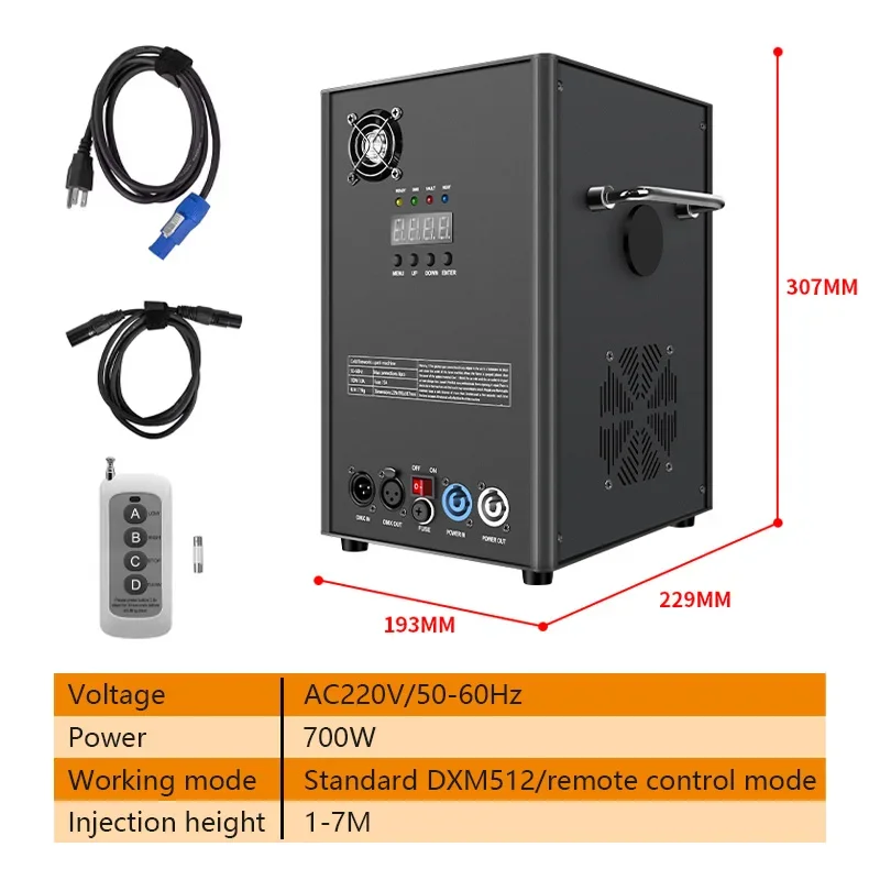 Wireless DMX Control 600W Small Sparkler Machine Under The Spray Cold Spark Fireworks Machine