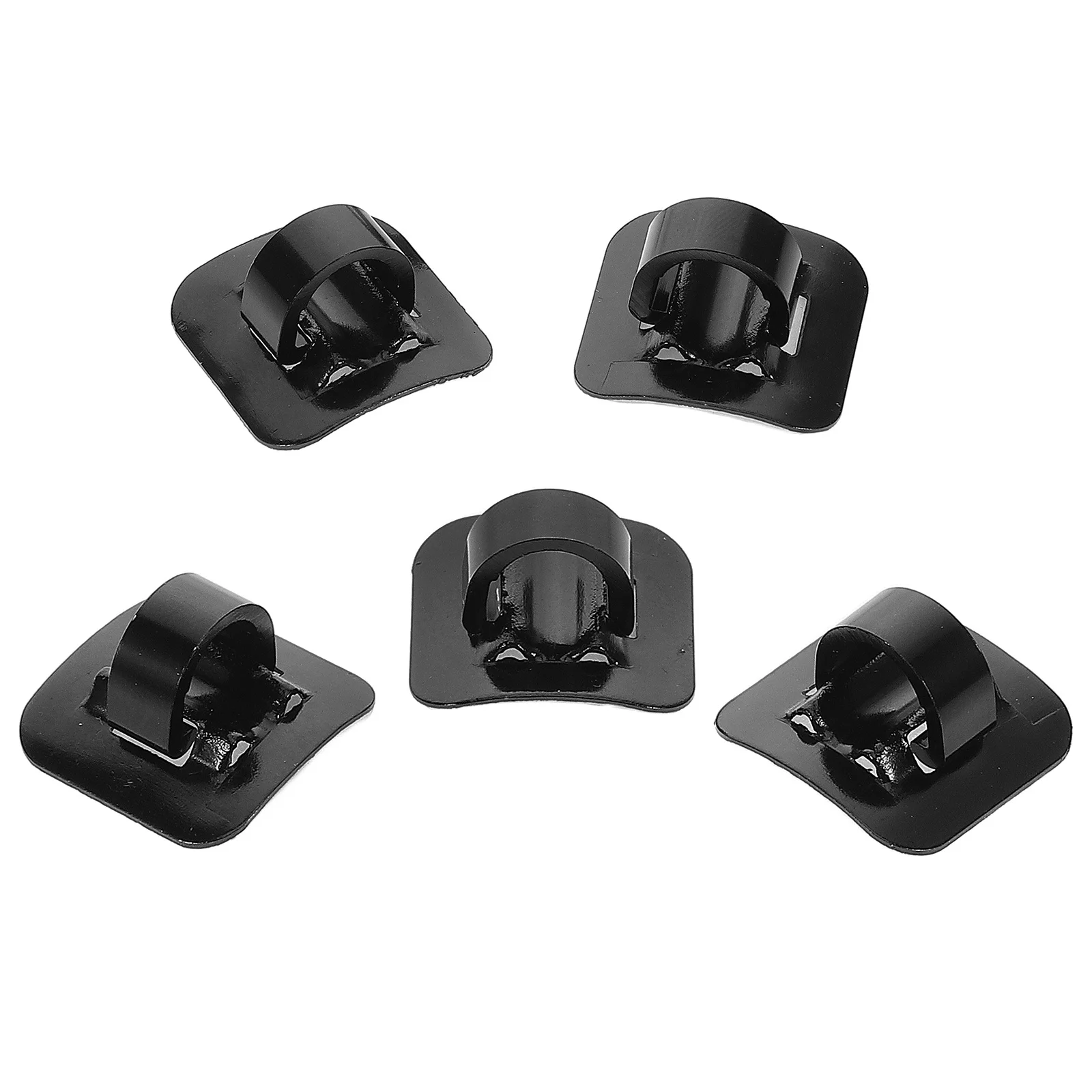 

5Pcs Bicycle Cable Clips Aluminum Alloy Adhesive C-Clips Brake Line Housing Clamps for Mountain Road Bike Cable Guide