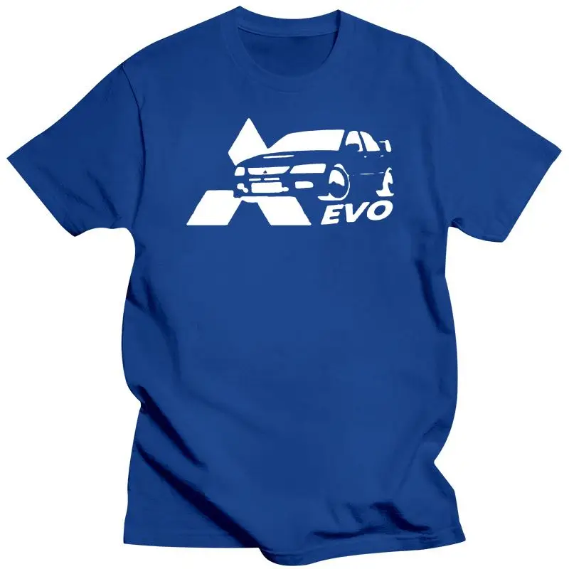 2024 New Fashion Brand Print T-Shirt Male Brand T Shirt Evo Car Evolution Lancer 4G63 IX VIII 8 9 Tee Shirt