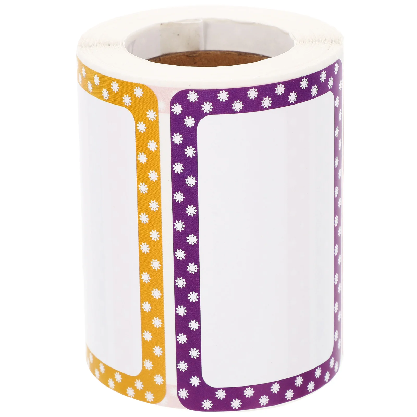 

1 Roll Colorful Name Label Stickers Writeable Adhesive Decals for Gift Tags Seasoning Storage Sorting Home School Office Use