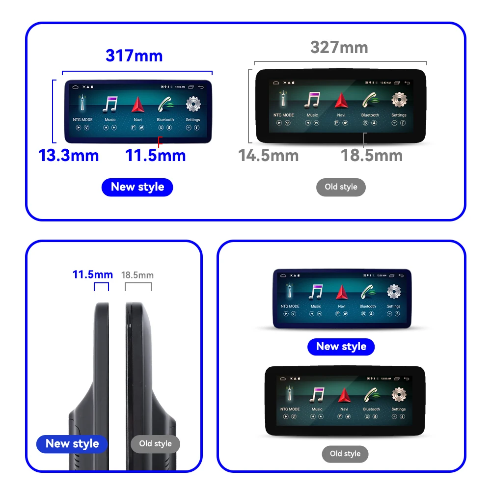 2400*900 Risoluzione Carplay 4G Per Mercedes Benz AB CLA GLA Classe A45 2013-2015 Auto GPS di Navigazione Lettore Multimediale unità principale