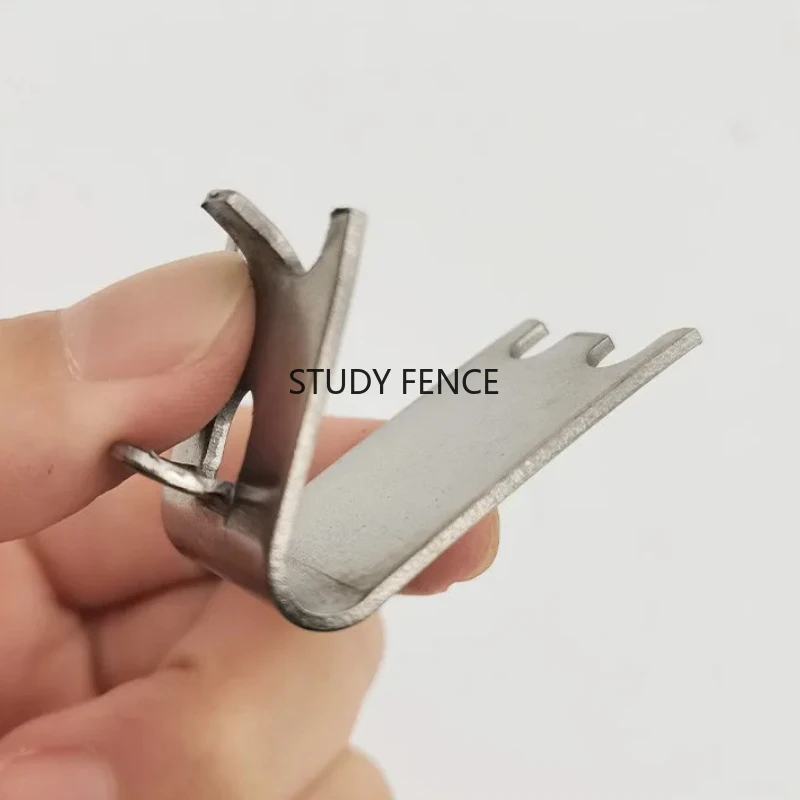 12PCS Commercial Freezer Shelf ClipsClips Stainless Steel Fridge Cooler Shelf Support Clips Refrigerator Shelves Parts Hardware