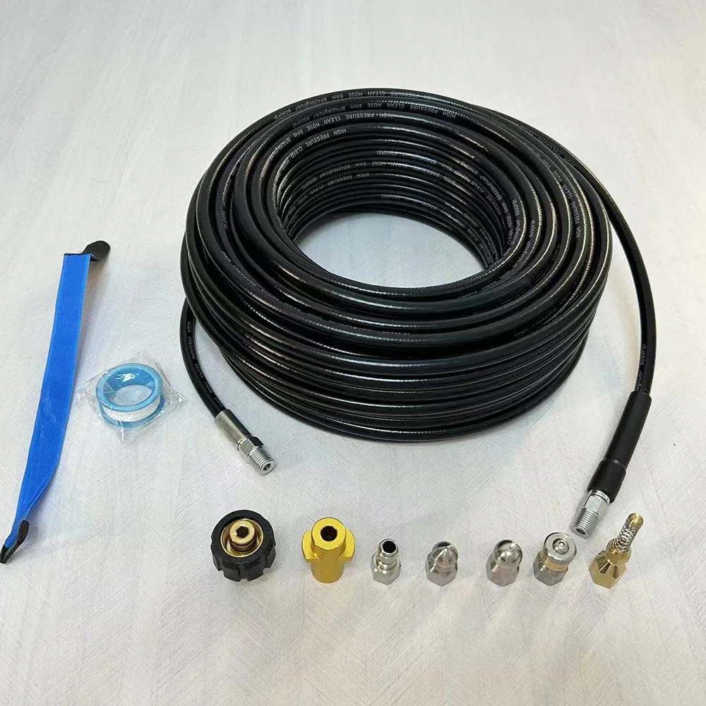 2~40M Sewage Pipe Unblocker Sinks Washing Nozzle Hose Cord High Pressure Hose Sewer Drainage Hose For Karcher pressure washer