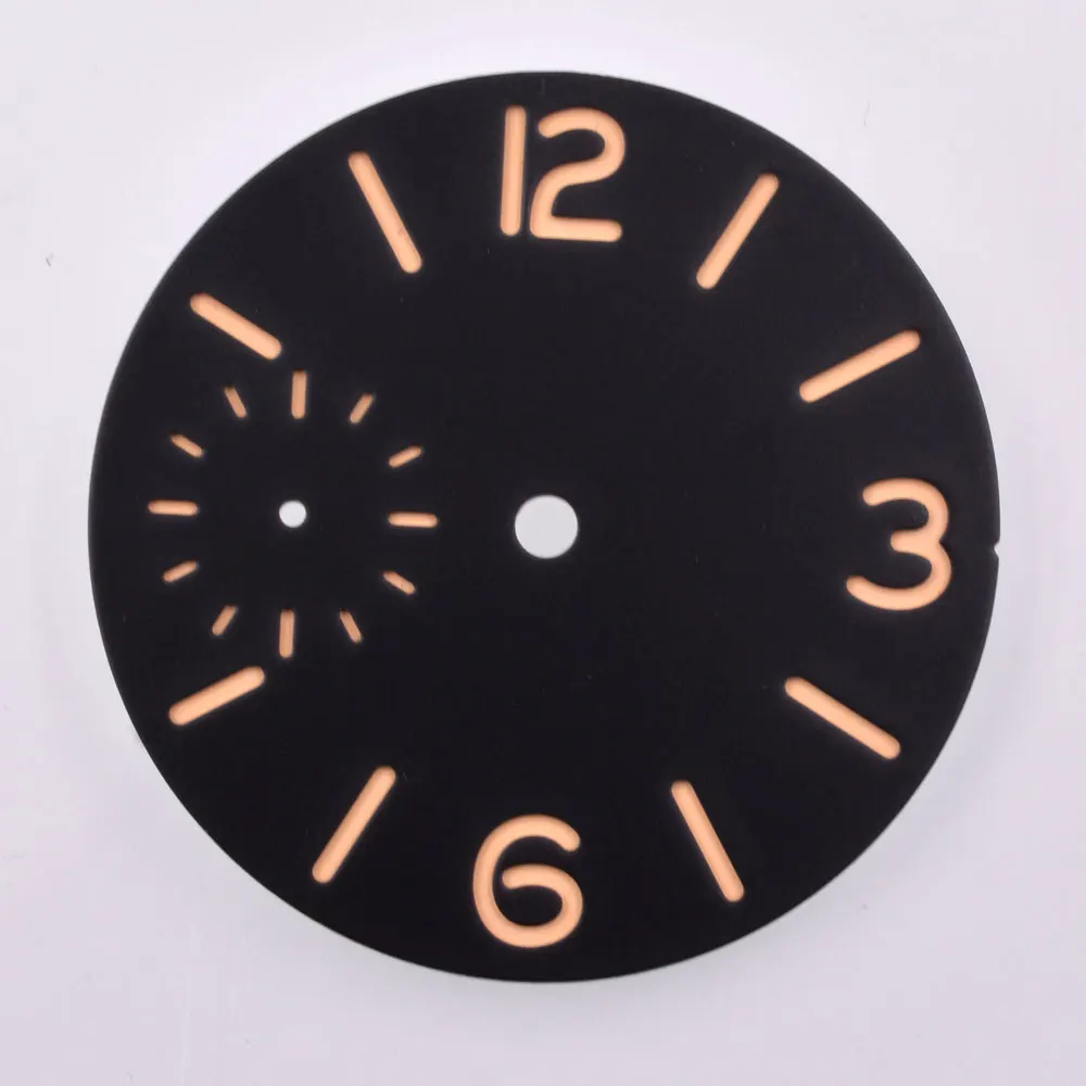 37 مللي متر ساعة معقمة الطلب الأخضر مضيئة صالح ETA6497 ST3600 أجزاء ساعة يد تعمل بالحركة #3