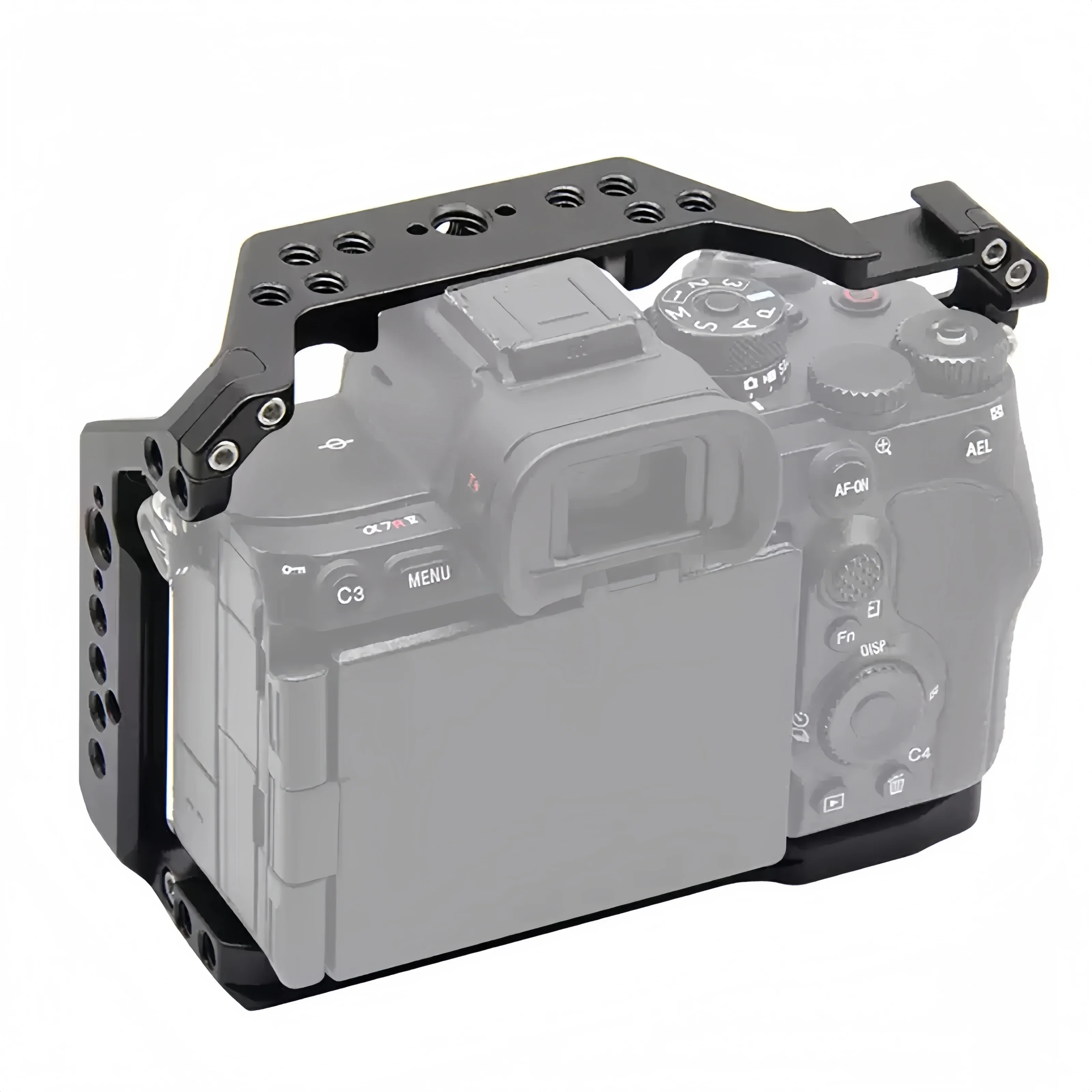 

Camera cage quick release stabilizer for Sony A1 A7S3 A7M4 VLOG expansion Aluminum alloy protective frame