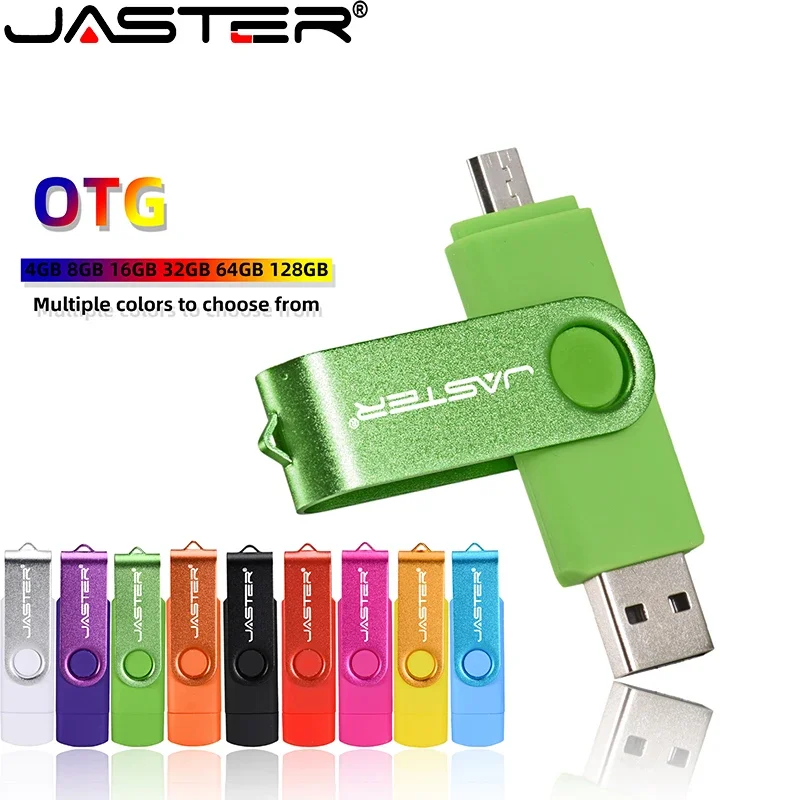 Imagem -04 - Jaster 10 Peças Lote Usb Flash Drive em Otg Pen Drive Adaptador de Alta Velocidade Tipo-c Presente Micro Usb Vara Armazenamento Externo 64gb 32gb