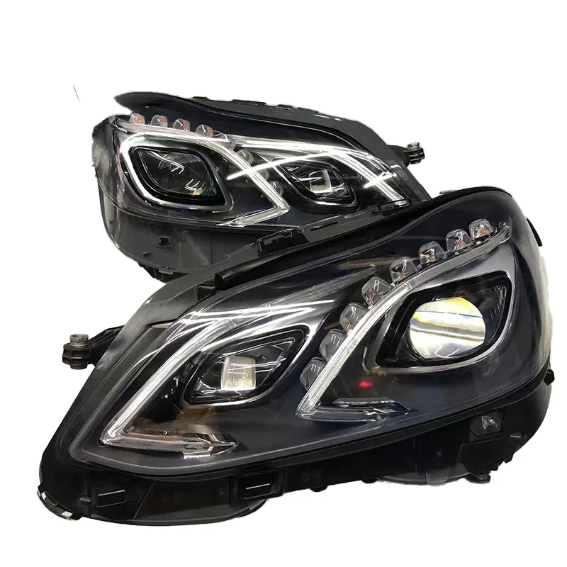 Left and Right Headlights  for  Mercedes-Benz E w212 ,  original  second-hand