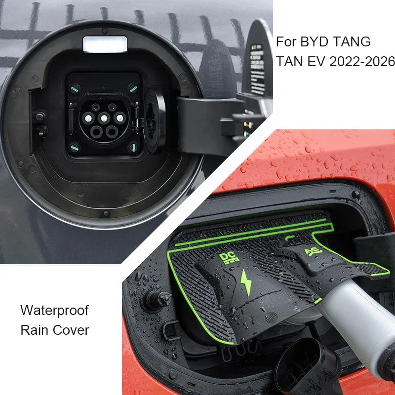 

For BYD SEALION 07 EV SEALION8 SEAL TANG TAN EV New Energy Car Charging Port Waterproof Protector Cover Gun Charge Rain Cover