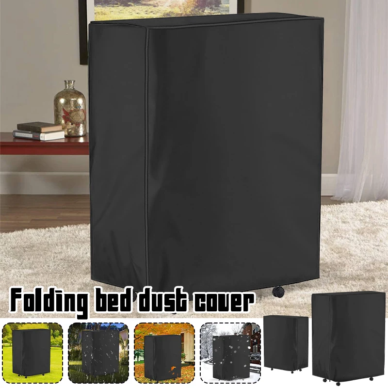 Foldable Bed Dust Cover Outdoor Portable Foldable Bed Cover Waterproof Sunscreen Home Furniture Protective Cover