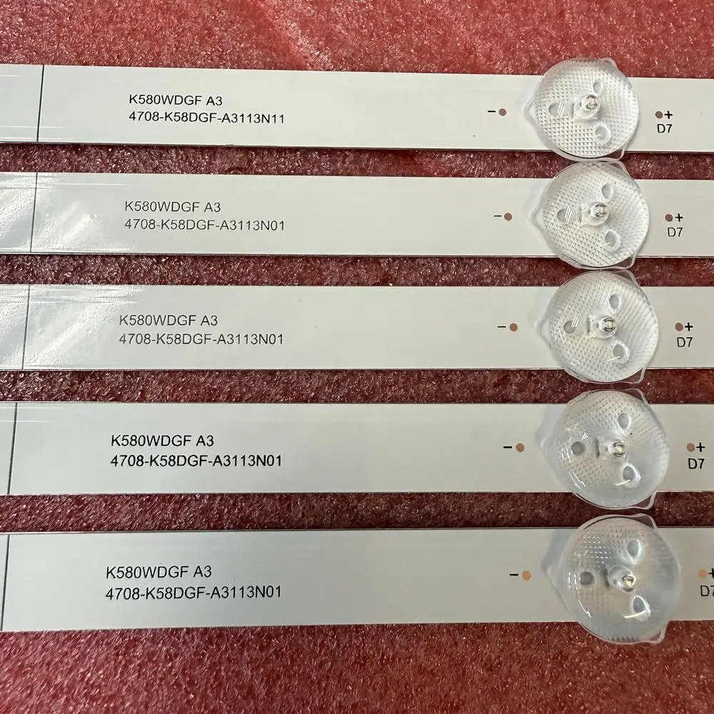 샤프 58인치 TV 4TC58EL8UR JVC LT58KB527 엘리먼트 E450AC58R - 58인치 4K UHD HDR10 로쿠 TV용 LED 백라이트 스트립