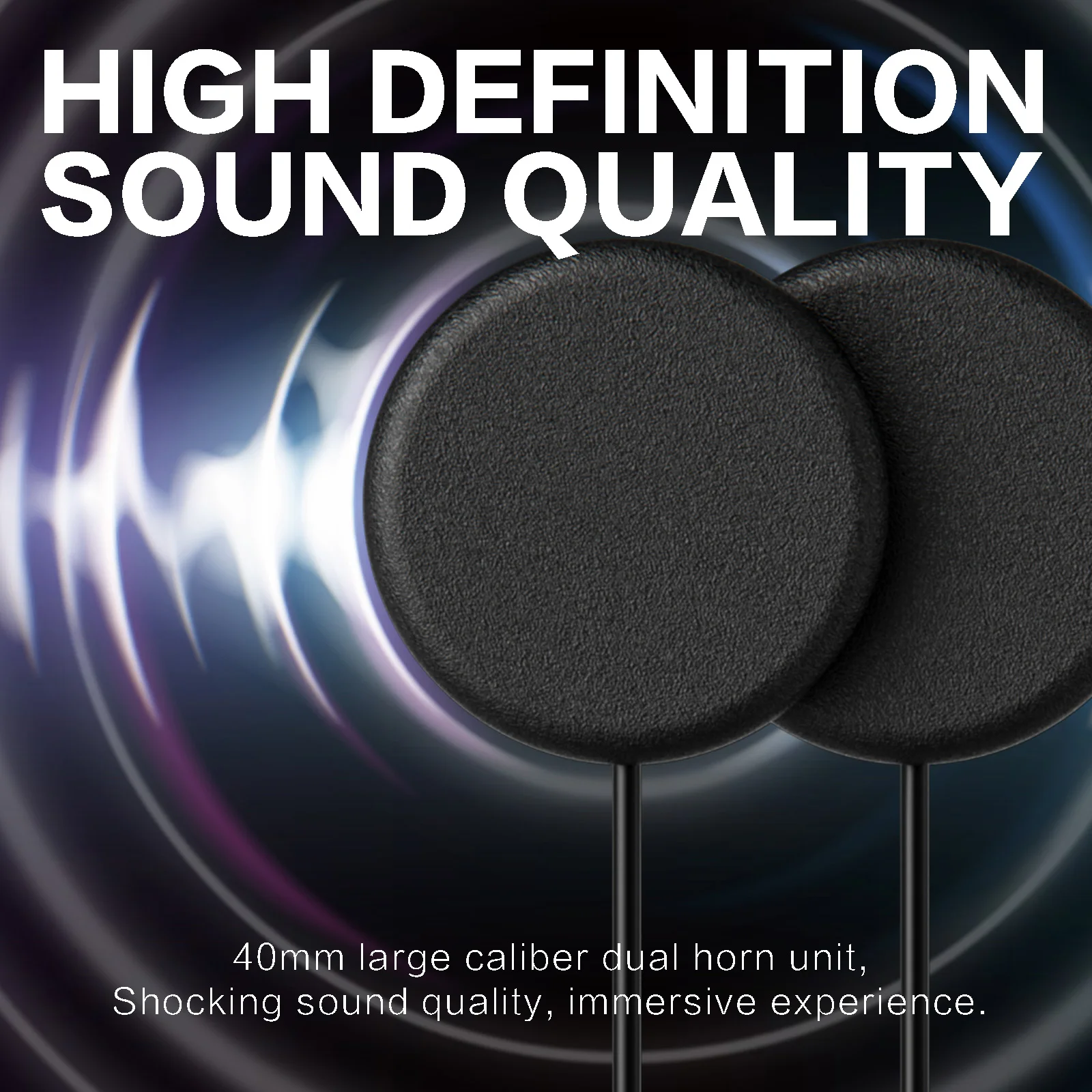 XIZON K17Motorcycle Helmet Bluetooth Headset, Group Intercom Communication System, Universal Pairing/Private Talk/Nois