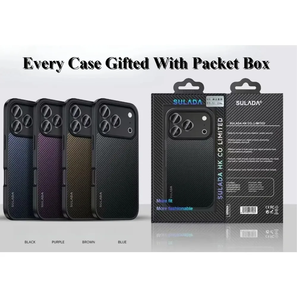 آيفون 17 16 15 14 برو ماكس سولادا ل Magsafe حافظة 600D ألياف الكربون كيفلر يشعر المغناطيسي شحن لاسلكي حامي العدسة