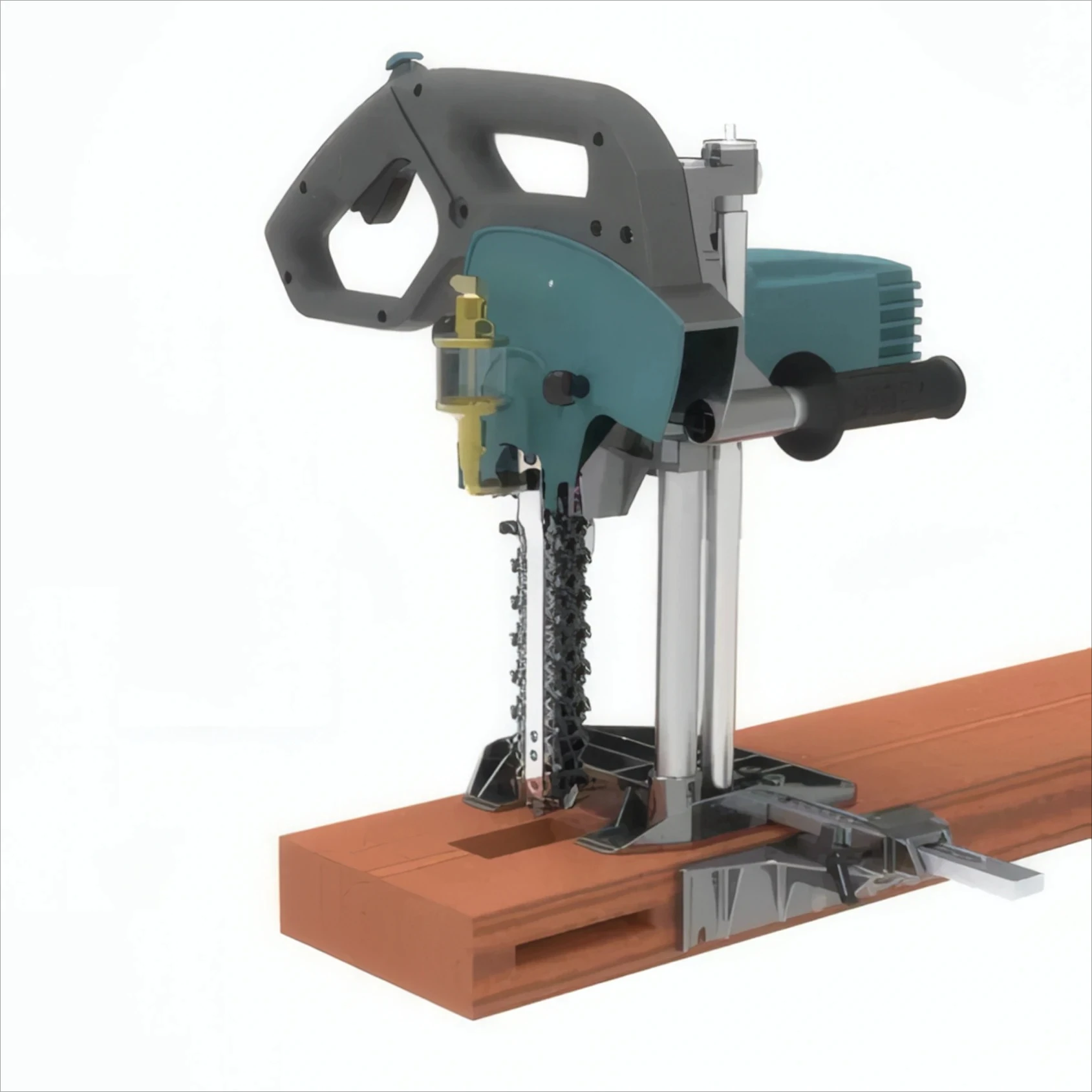 

CZM-150 Woodworking Portable Square Hole Chain Saw Ancient Building Pavilion Punching Wood Mortise Machine