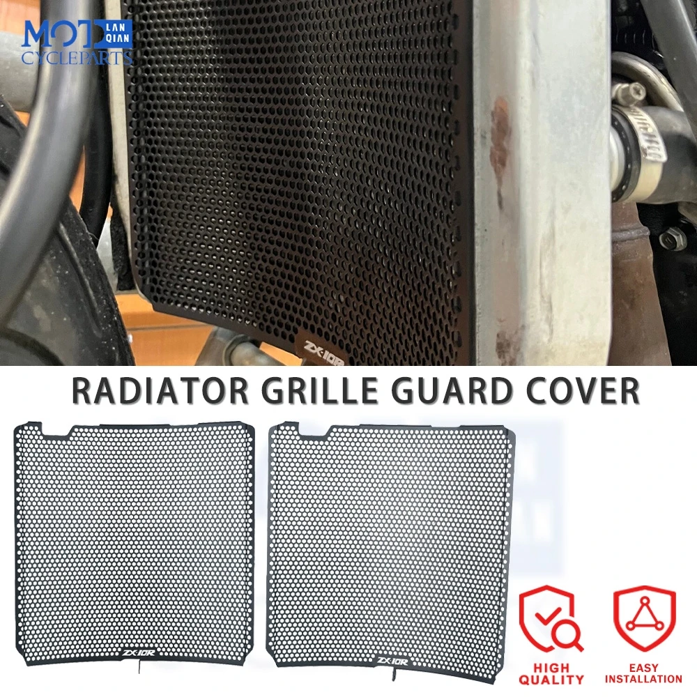 

ZX10R Защитная крышка решетки радиатора для Kawasaki NINJA ZX-10R 2008 2009 2010 2011 2012 2013 2014 2015 2016 2017 2018 2019 2020