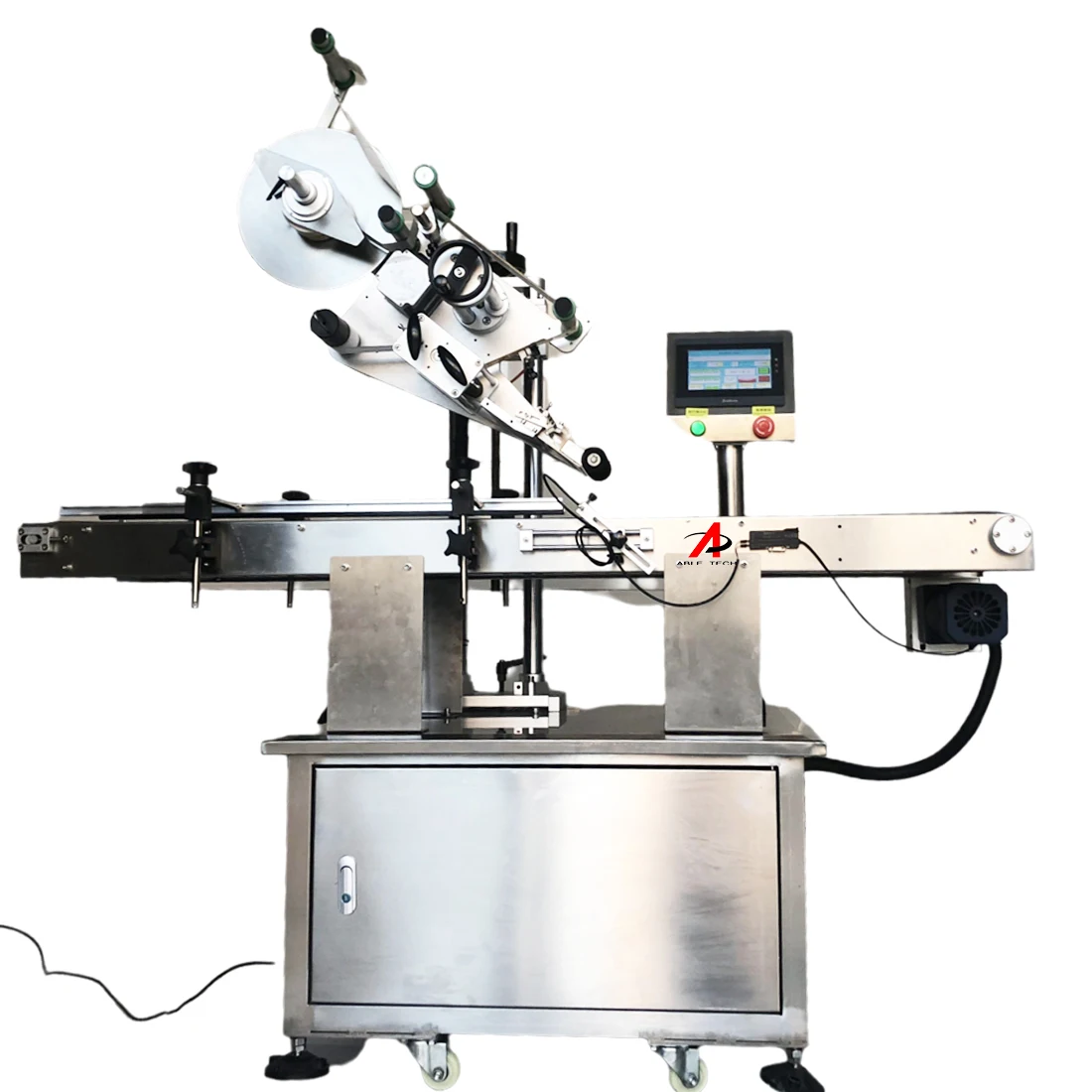 Card Bag Pouch Box Labeling Machine for Flat Surface with Applicator