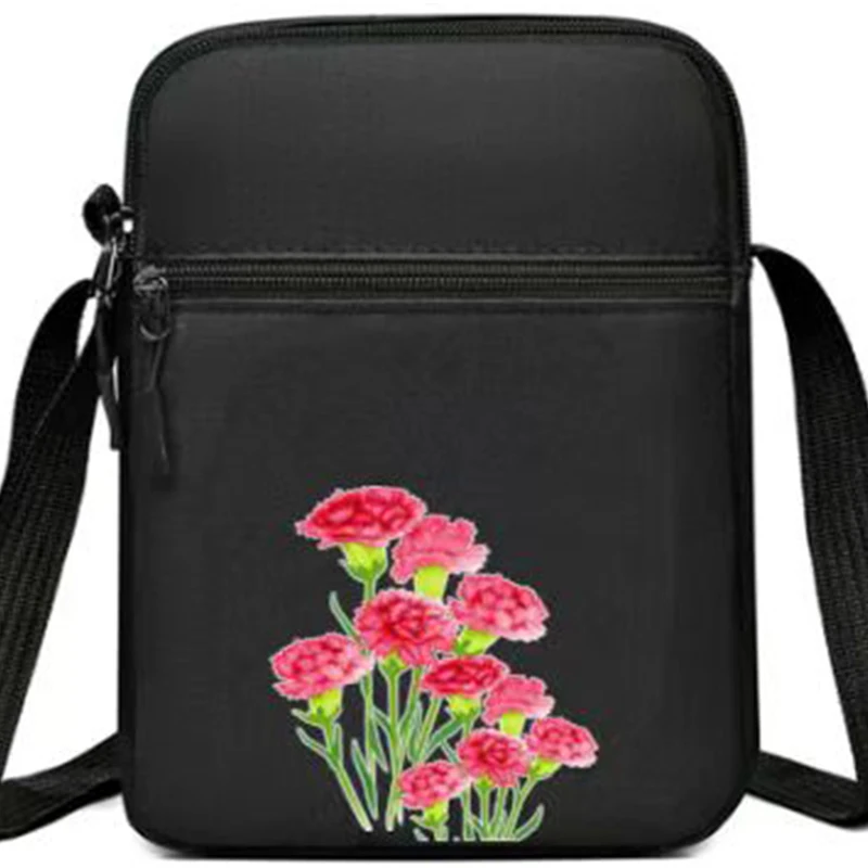 Unisex-Mini-Umhängetasche – kompakte Handytasche mit verstellbarem Riemen (Hals/Taille tragbar) für Männer und Frauen – Detail 6
