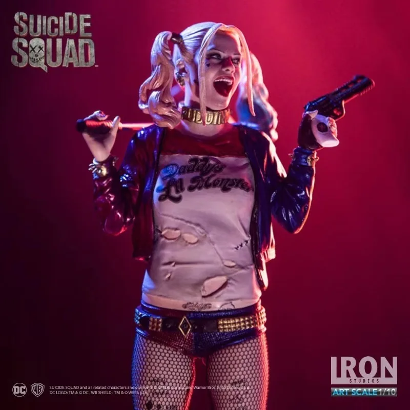 Suicide Squad Anime Harley Quinn Action Figure Sexy Real Silk Stockings Movable Joker Figurine Decoration Gift Toys color box