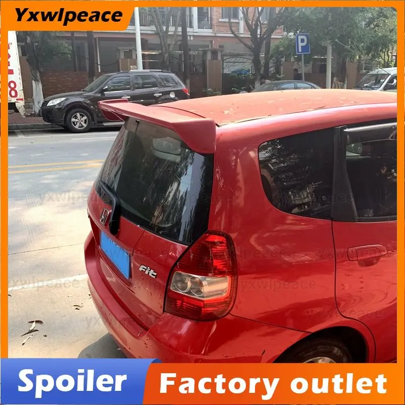 

Для Honda Fit Jazz 2004 2005 2006 2007 ABS Материал Неокрашенный Багажник крыло задний спойлер на крышу автомобильные аксессуары