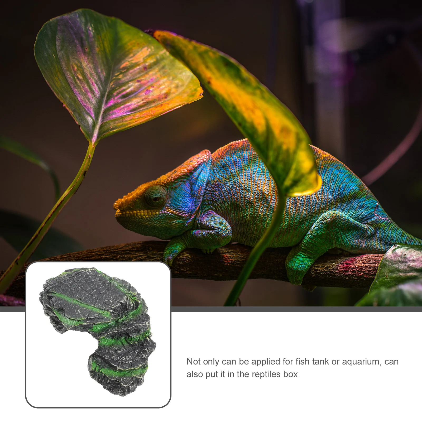 

Turtle Tank Accessories Resin Basking Platform Durable Aquarium Decor Exquisite Craft Safe Creative Vivid Climbing