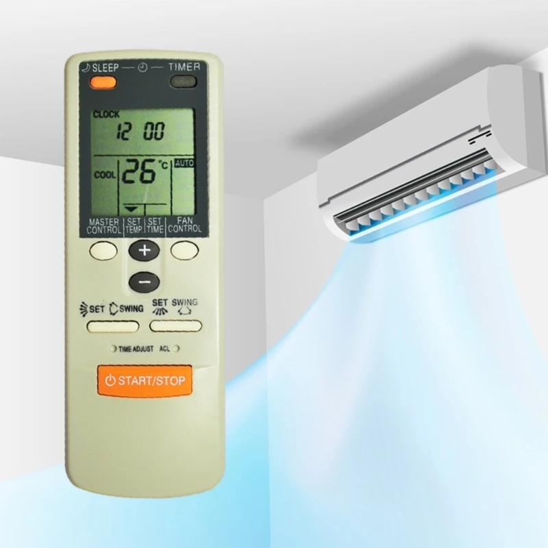 Универсальный пульт дистанционного управления кондиционером с ЖК-дисплеем для AR-JW2 JW33 AR-DL3 с простым управлением и