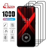 4PCS Full Cover For UMIDIGI X Tempered Glass On For UMIDIGI One Max Protective Phone Screen Protectors Film