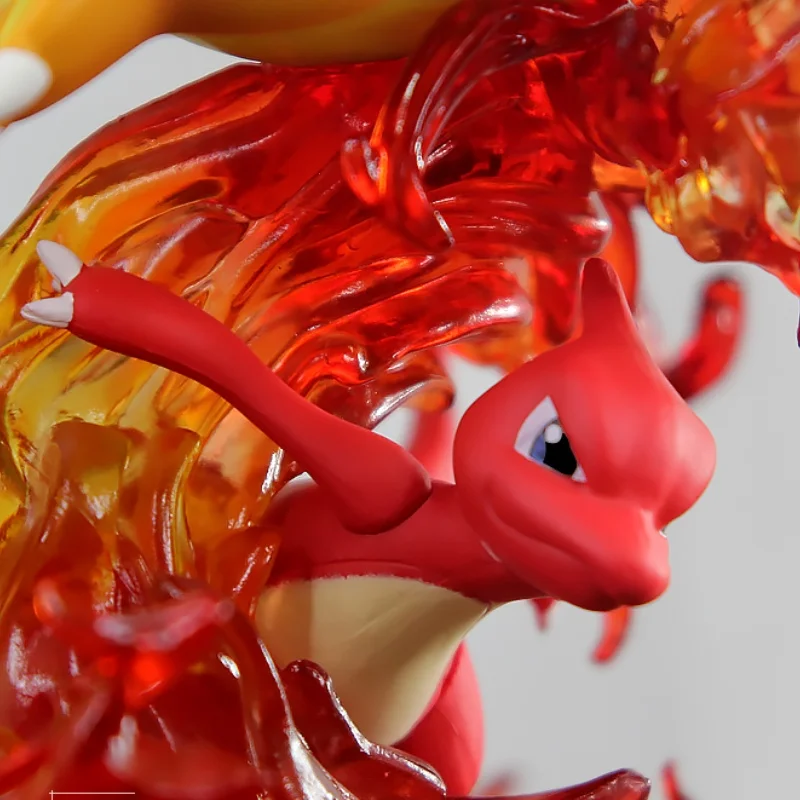 Figura de acción de Pokémon Gk Third Bullet, pequeño dragón de fuego, dragón de fuego, grupo de evolución, estatua de mano, modelo de decoración, juguete de colección