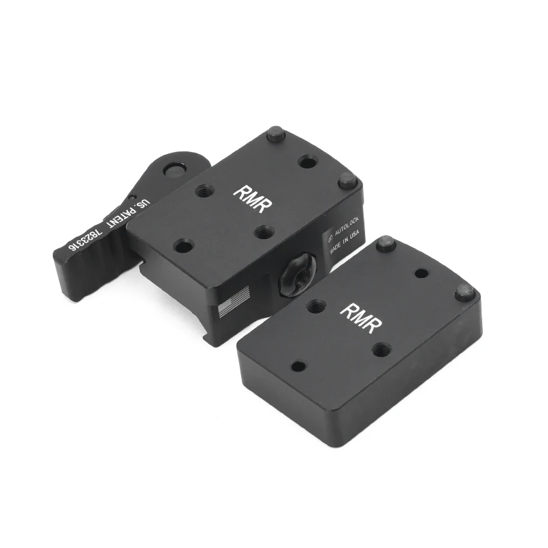 RM QD Mount With Riser Plate For RMR Mini Red Dot Sight Auto Lock Fit 20mm Weaver Picatinny Rail In Stock