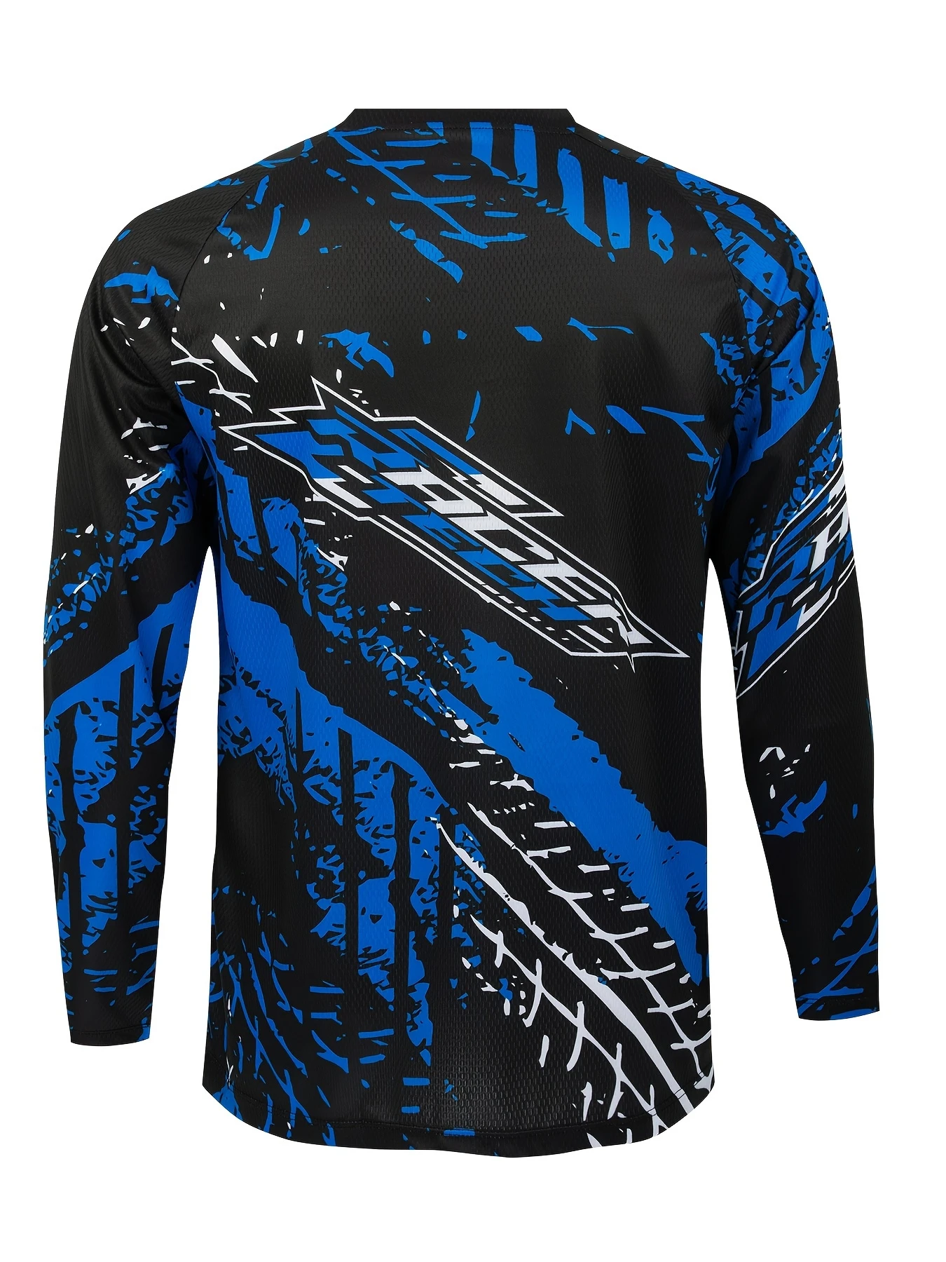 Motocross Rider Graffiti Graphic Long Sleeve Jersey Family Matching Off Road Dirt Bike Racing Sports Outdoor Active Riding Top