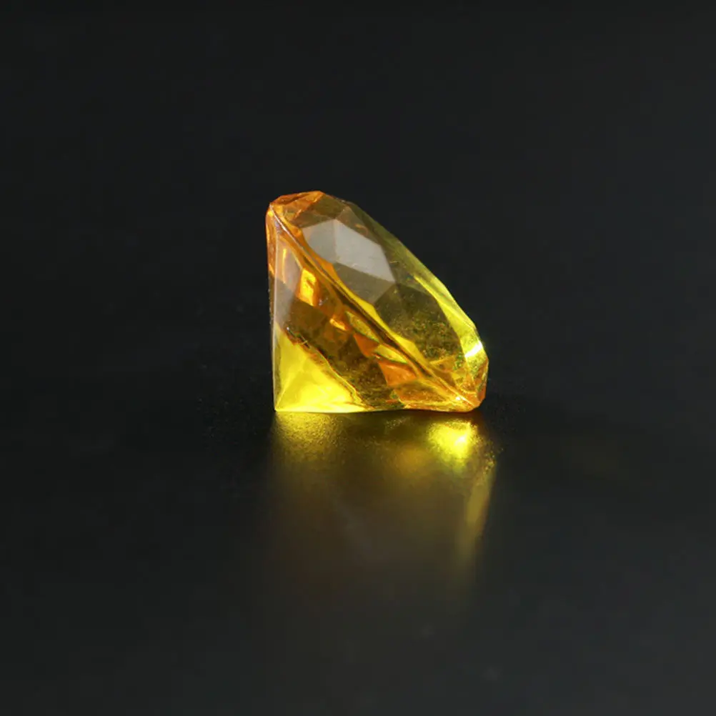 200Pcs Colorful Acrylic Diamond Simulation Gemstone Gorgeous Romantic Decor Craft Supply Jewelry Making DIY Display Decorative
