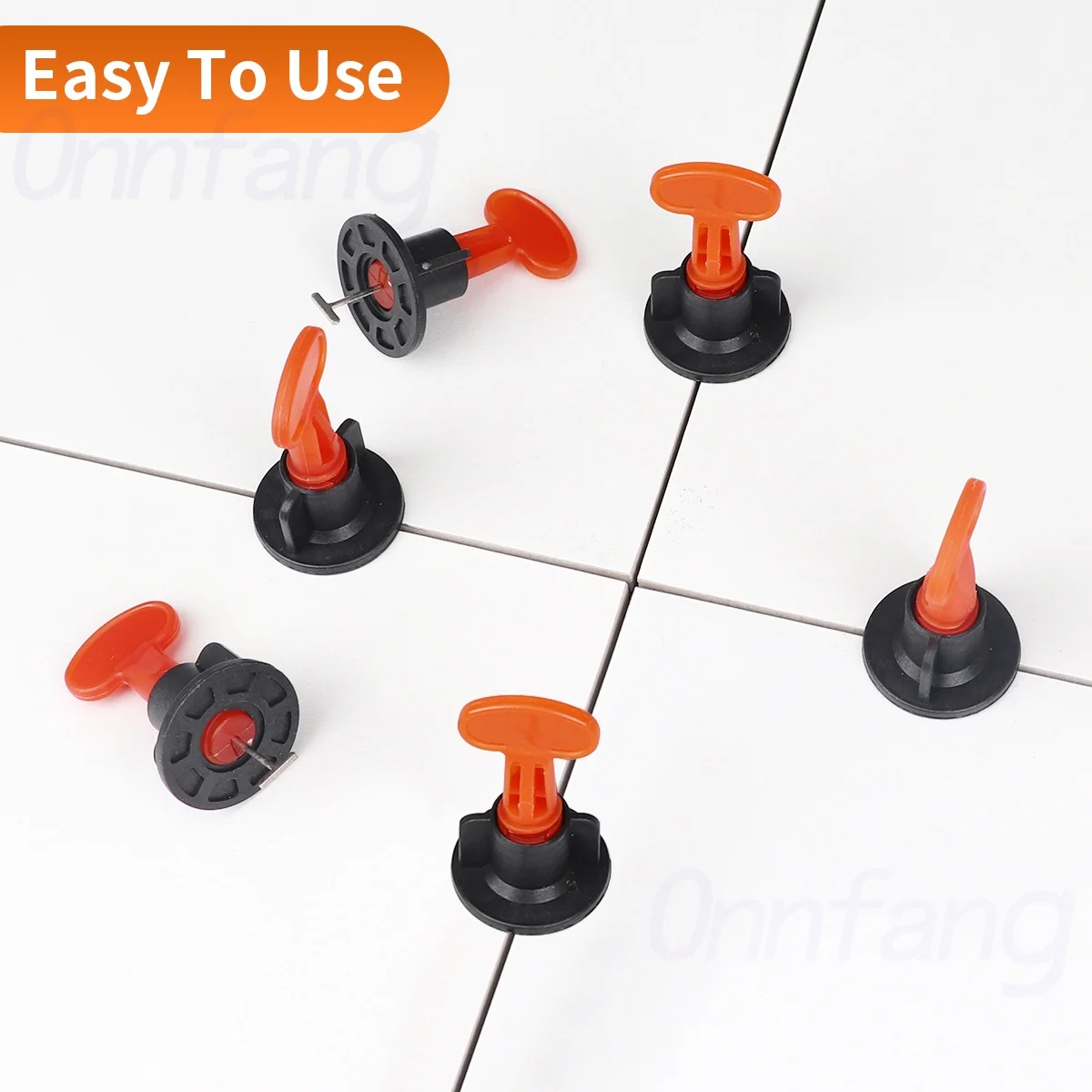 50/100pcs Tile Leveling System Level Tile Spacer Wall Leveler Wedges Spacers Flooring Reusable Wall Tile Carrelage Leveling