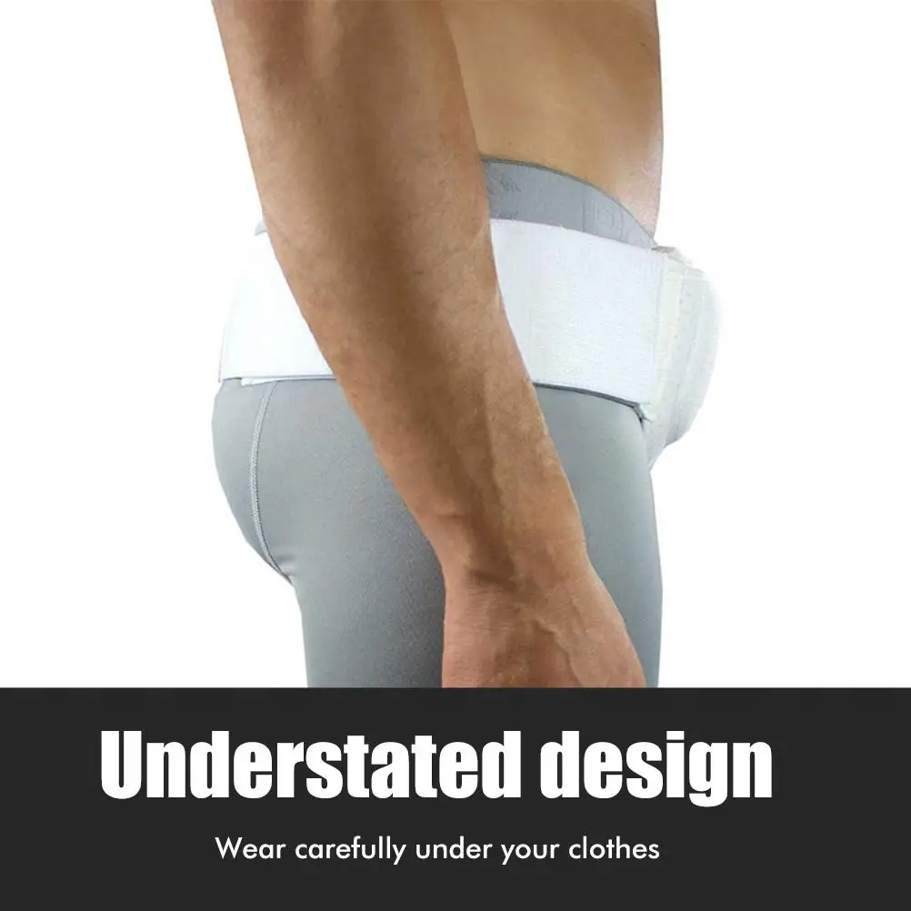 Hernia Belts Groin Hernia Support for Men Woman One Side Sports Hernia Adjustable Waist Strap with Removable Compression Pads