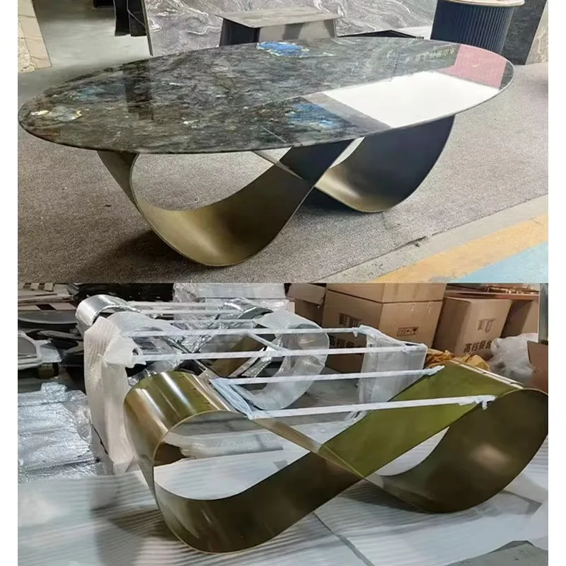 Gold Table Legs Stainless Steel Table Base Customized Home Metal Legs for Furniture Bench Coffee Dining Furniture Table Legs