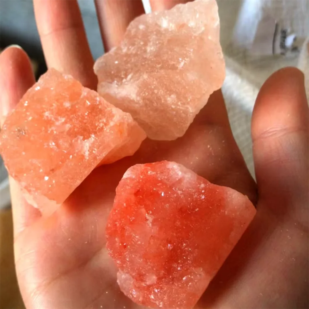 Natural Himalayan Rock Salt Chunk For DIY Mineral Reiki Aquarium High Quality Pink Crystal Gravel